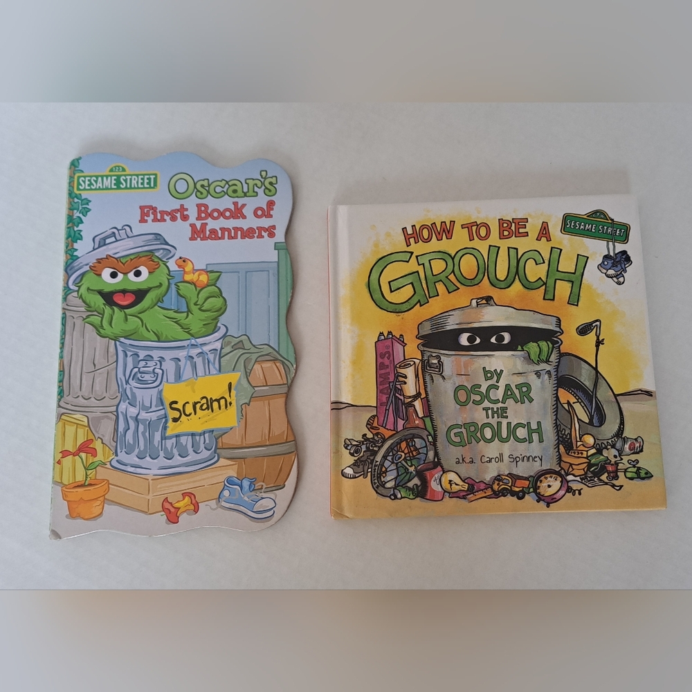 Sesame Street Green Oscar Book Set